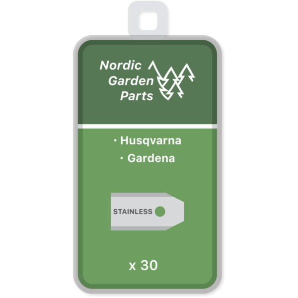 Nordic Garden Parts Kniv til Husqvarna og Gardena robotplæneklippere, 30 stk.