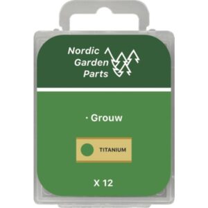 Nordic Garden Parts Rustfri stålknive 0,9 mm. til Grouw 12 stk.