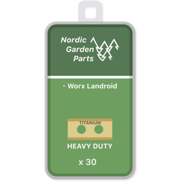 Nordic Garden Parts Titaniumbelagte knive til Worx Landroid 30 stk.
